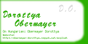 dorottya obermayer business card